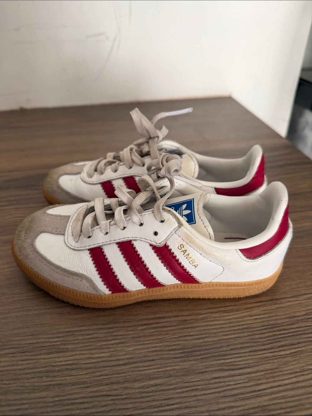 ADIDAS / Samba OG Sneakers Ortholite / Red White / 11k